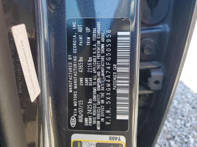 Photo 11 VIN: 5XXGM4A74FG505956 - KIA OPTIMA LX 