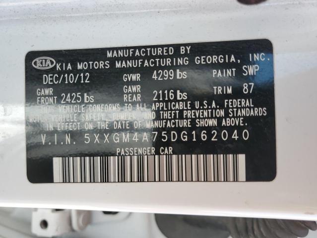 Photo 11 VIN: 5XXGM4A75DG162040 - KIA OPTIMA LX 