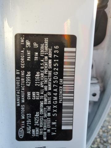 Photo 11 VIN: 5XXGM4A75DG251736 - KIA OPTIMA LX 