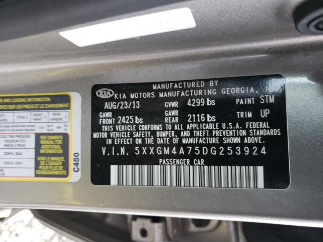 Photo 9 VIN: 5XXGM4A75DG253924 - KIA OPTIMA LX 