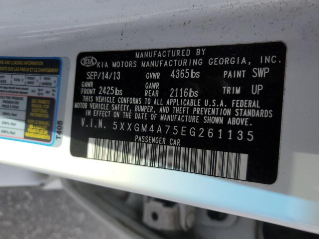 Photo 11 VIN: 5XXGM4A75EG261135 - KIA OPTIMA 