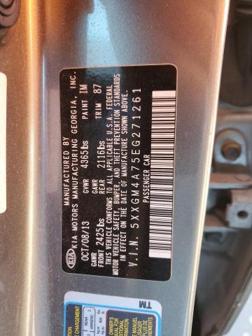 Photo 12 VIN: 5XXGM4A75EG271261 - KIA OPTIMA LX 