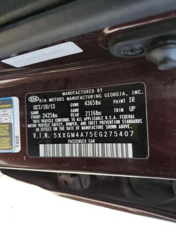 Photo 9 VIN: 5XXGM4A75EG275407 - KIA OPTIMA LX 