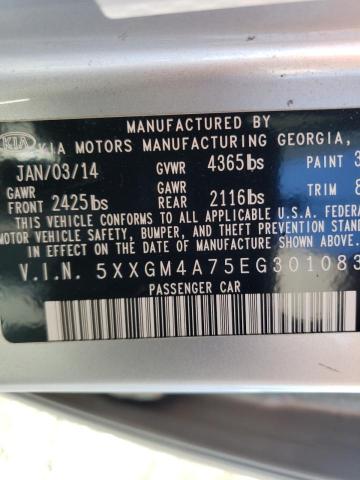 Photo 9 VIN: 5XXGM4A75EG301083 - KIA OPTIMA LX 