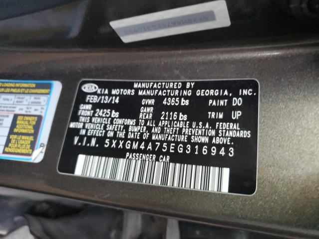 Photo 11 VIN: 5XXGM4A75EG316943 - KIA OPTIMA 