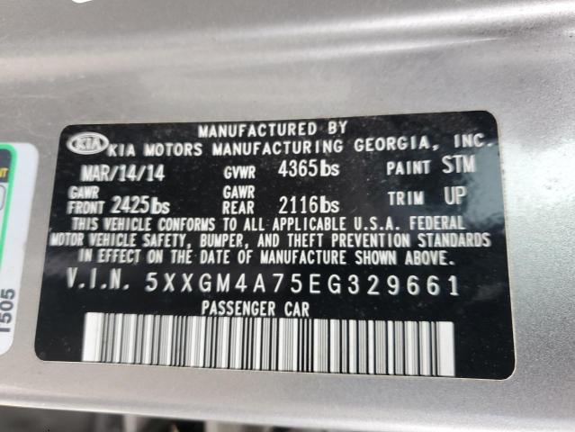 Photo 11 VIN: 5XXGM4A75EG329661 - KIA OPTIMA LX 