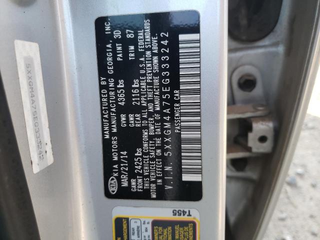 Photo 12 VIN: 5XXGM4A75EG333242 - KIA OPTIMA LX 