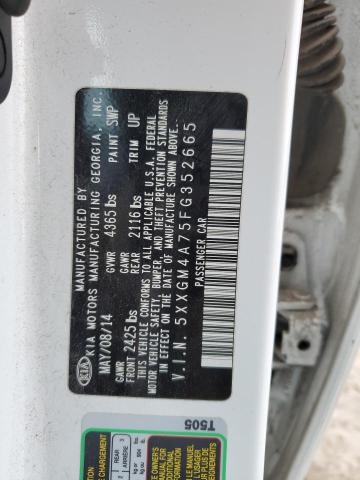 Photo 11 VIN: 5XXGM4A75FG352665 - KIA OPTIMA LX 