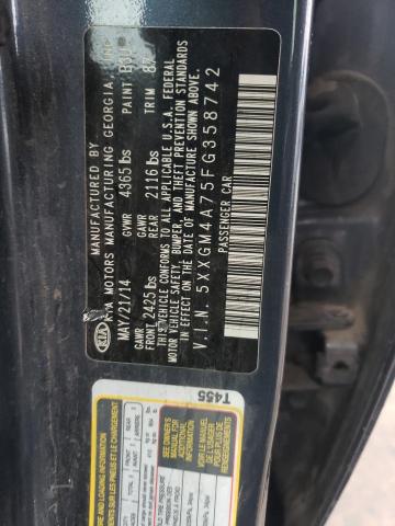 Photo 11 VIN: 5XXGM4A75FG358742 - KIA OPTIMA LX 