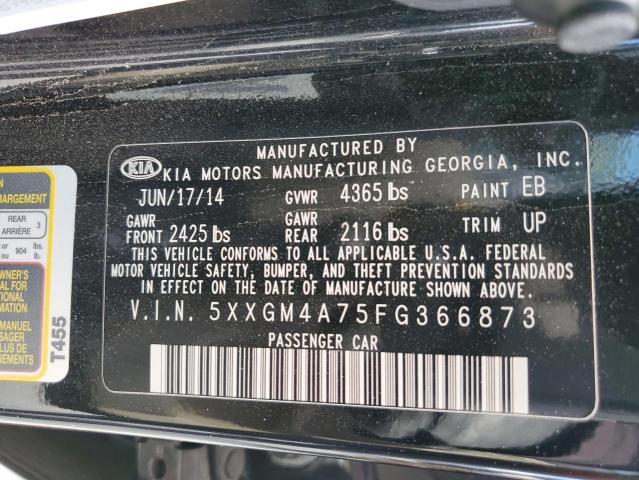 Photo 11 VIN: 5XXGM4A75FG366873 - KIA OPTIMA LX 