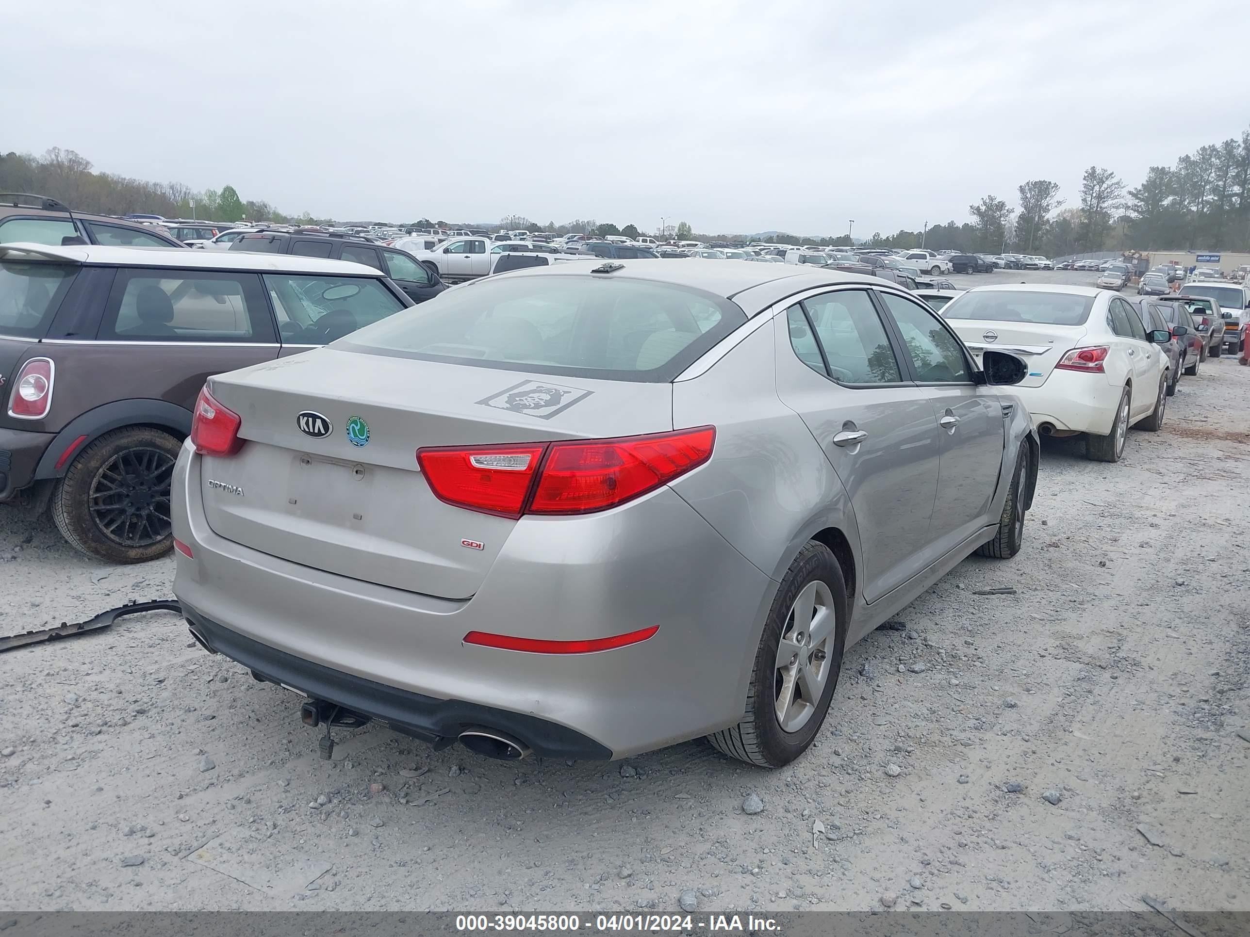 Photo 3 VIN: 5XXGM4A75FG446626 - KIA OPTIMA 