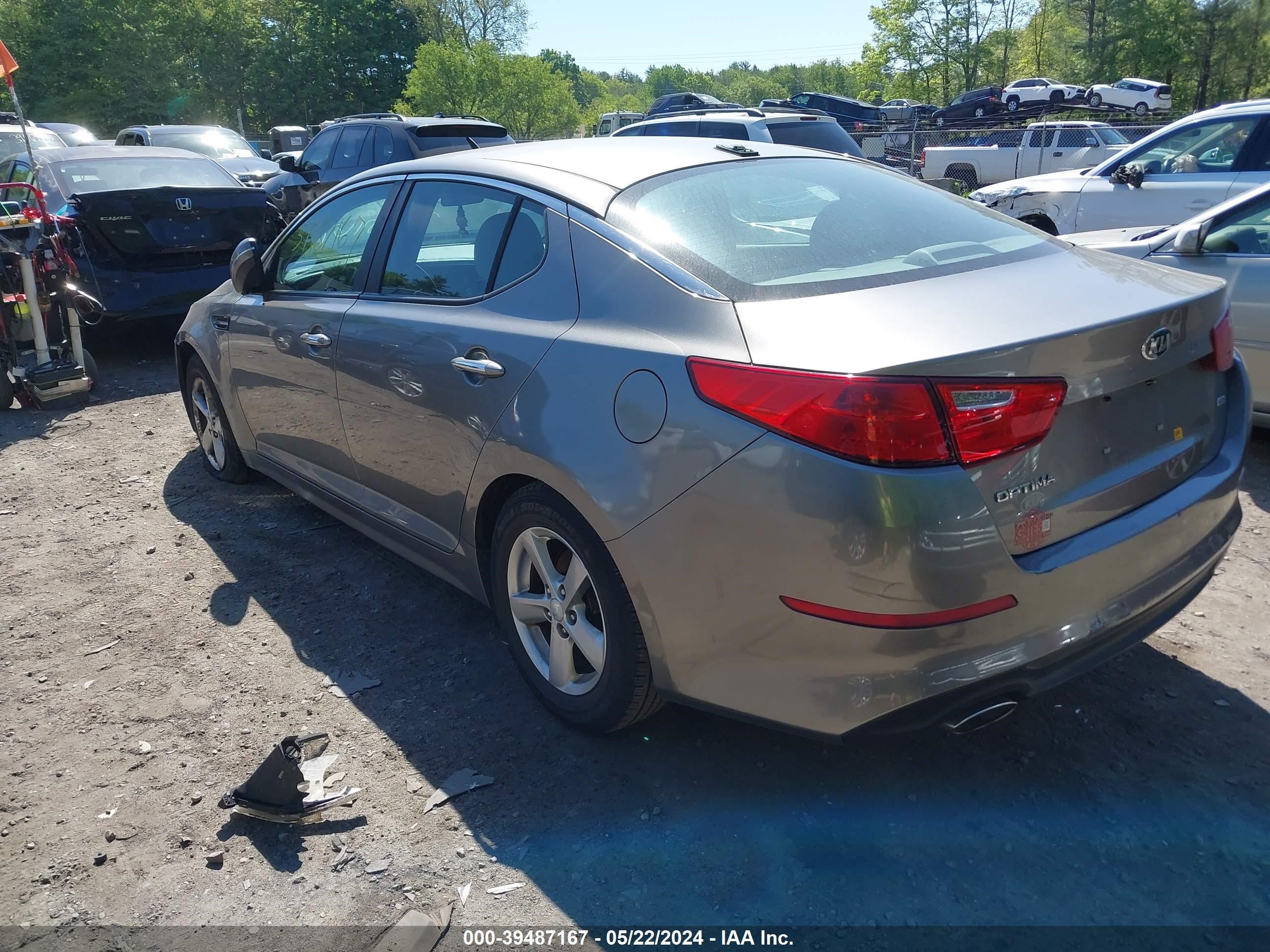 Photo 2 VIN: 5XXGM4A75FG463085 - KIA OPTIMA 