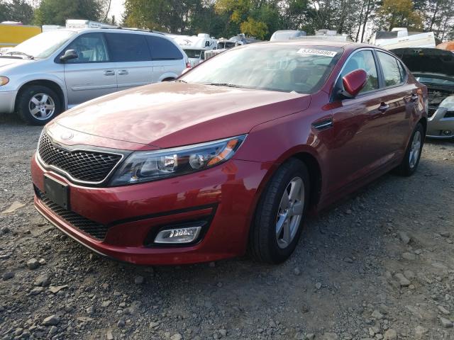 Photo 1 VIN: 5XXGM4A75FG504198 - KIA OPTIMA LX 