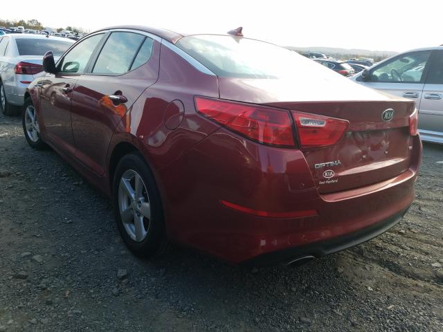 Photo 2 VIN: 5XXGM4A75FG504198 - KIA OPTIMA LX 