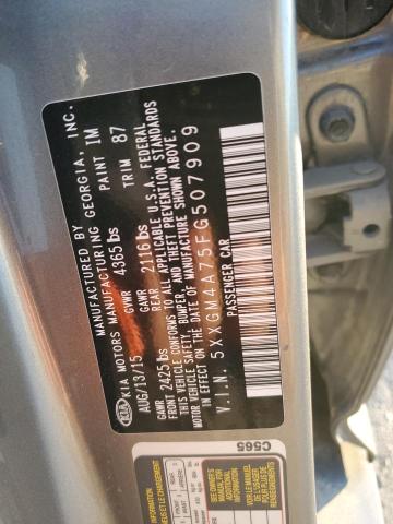 Photo 11 VIN: 5XXGM4A75FG507909 - KIA OPTIMA LX 