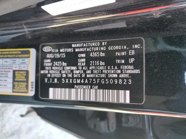 Photo 12 VIN: 5XXGM4A75FG509823 - KIA OPTIMA LX 