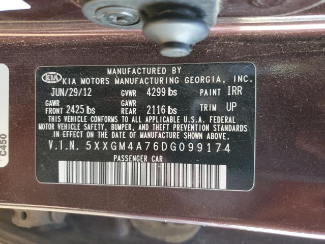 Photo 11 VIN: 5XXGM4A76DG099174 - KIA OPTIMA 