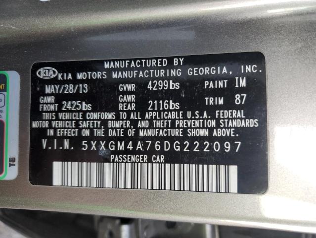 Photo 11 VIN: 5XXGM4A76DG222097 - KIA OPTIMA LX 