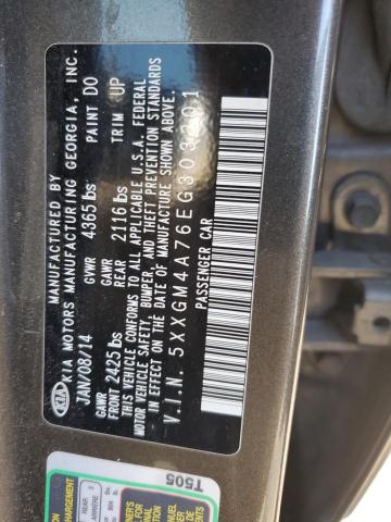 Photo 11 VIN: 5XXGM4A76EG303201 - KIA OPTIMA LX 