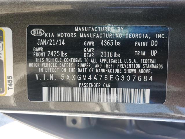 Photo 11 VIN: 5XXGM4A76EG307684 - KIA OPTIMA 