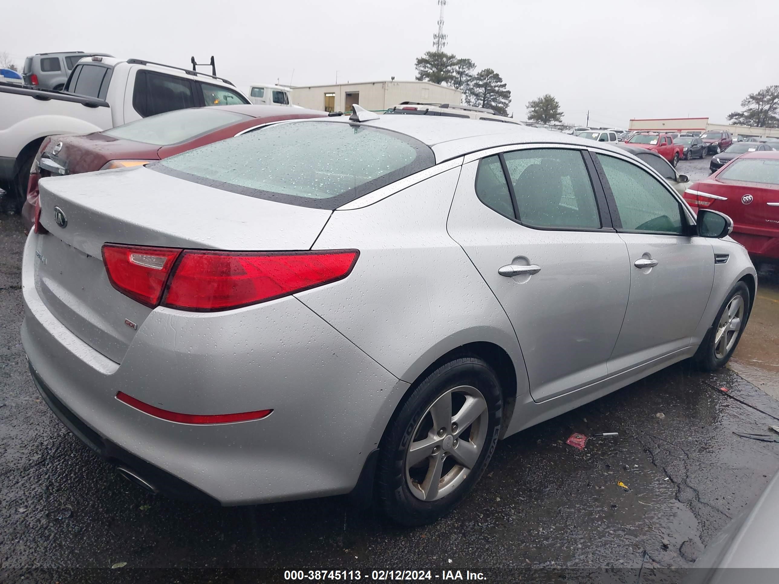 Photo 3 VIN: 5XXGM4A76EG315526 - KIA OPTIMA 