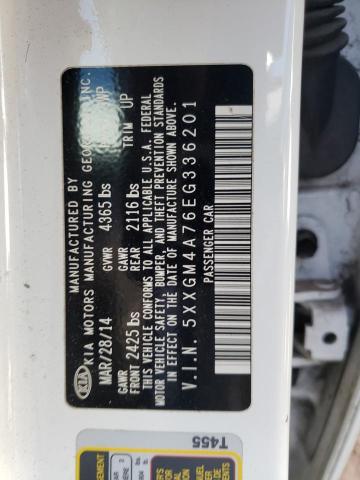 Photo 11 VIN: 5XXGM4A76EG336201 - KIA OPTIMA 