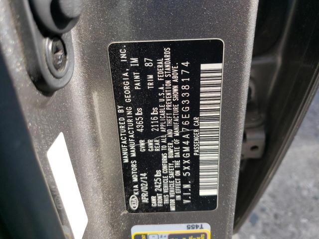 Photo 9 VIN: 5XXGM4A76EG338174 - KIA OPTIMA LX 