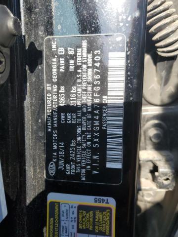 Photo 11 VIN: 5XXGM4A76FG367403 - KIA OPTIMA LX 