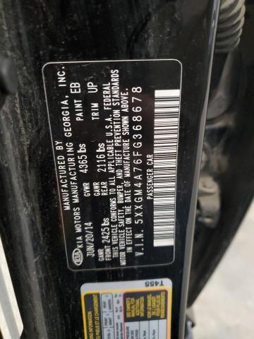 Photo 11 VIN: 5XXGM4A76FG368678 - KIA OPTIMA LX 