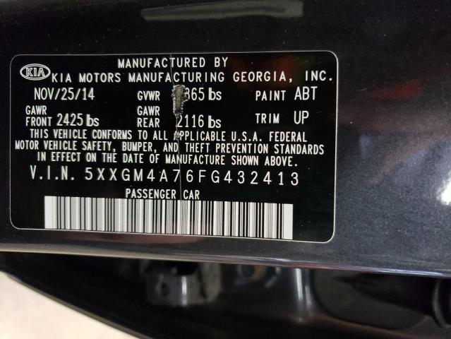 Photo 11 VIN: 5XXGM4A76FG432413 - KIA OPTIMA LX 