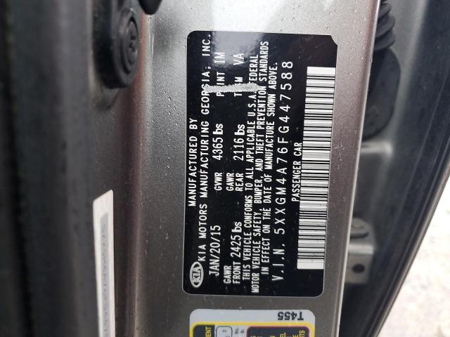 Photo 11 VIN: 5XXGM4A76FG447588 - KIA OPTIMA LX 