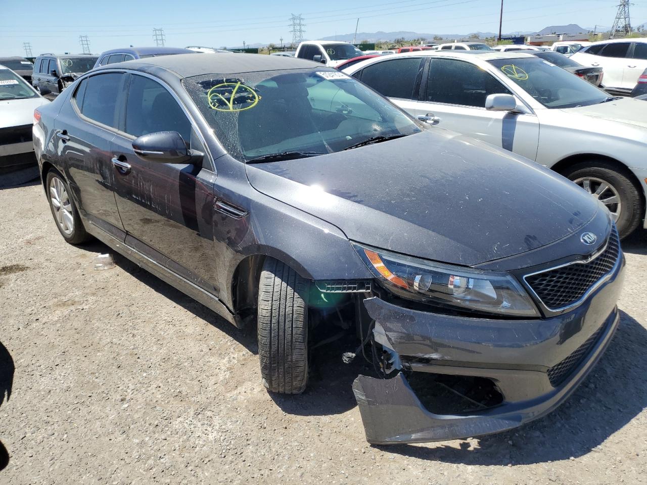 Photo 3 VIN: 5XXGM4A76FG475326 - KIA OPTIMA 