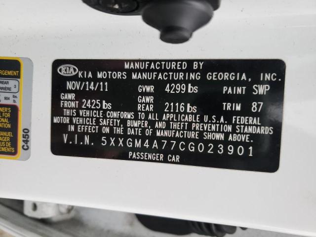 Photo 9 VIN: 5XXGM4A77CG023901 - KIA OPTIMA LX 