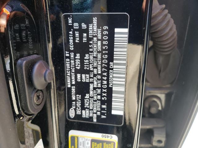 Photo 9 VIN: 5XXGM4A77DG158099 - KIA OPTIMA LX 