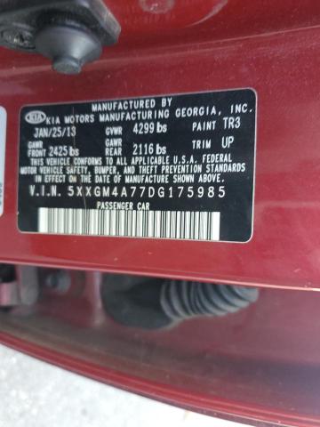 Photo 11 VIN: 5XXGM4A77DG175985 - KIA OPTIMA LX 