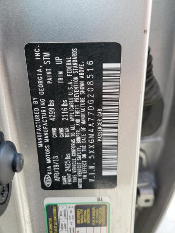 Photo 11 VIN: 5XXGM4A77DG208516 - KIA OPTIMA 