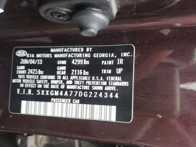 Photo 9 VIN: 5XXGM4A77DG224344 - KIA OPTIMA LX 