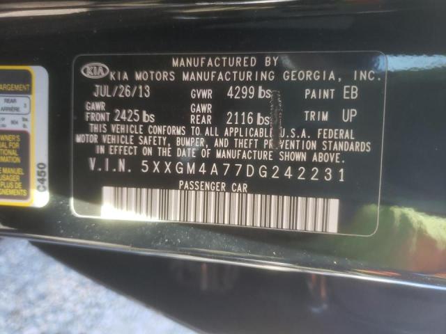 Photo 9 VIN: 5XXGM4A77DG242231 - KIA OPTIMA LX 