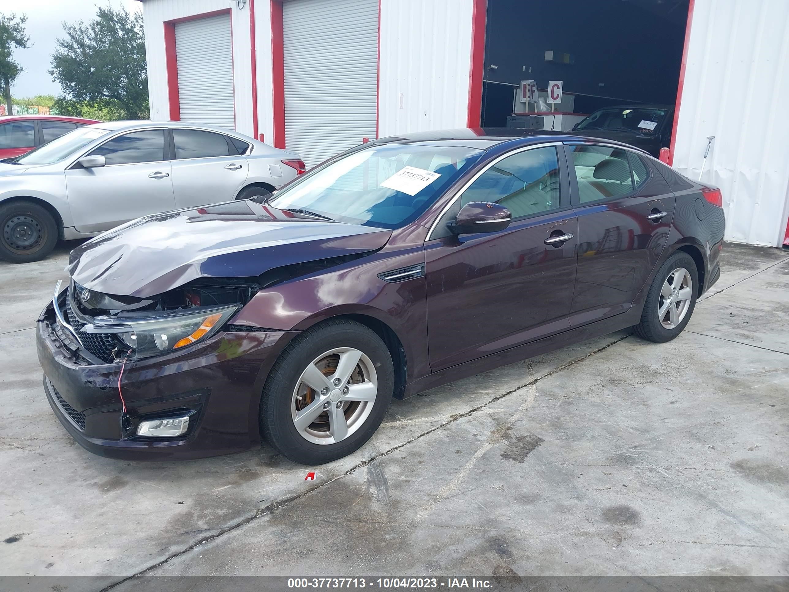 Photo 1 VIN: 5XXGM4A77EG261847 - KIA OPTIMA 