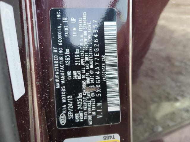 Photo 11 VIN: 5XXGM4A77EG264957 - KIA OPTIMA LX 