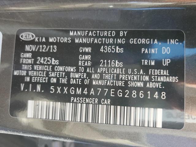 Photo 11 VIN: 5XXGM4A77EG286148 - KIA OPTIMA 