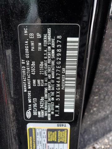 Photo 11 VIN: 5XXGM4A77EG298378 - KIA OPTIMA 