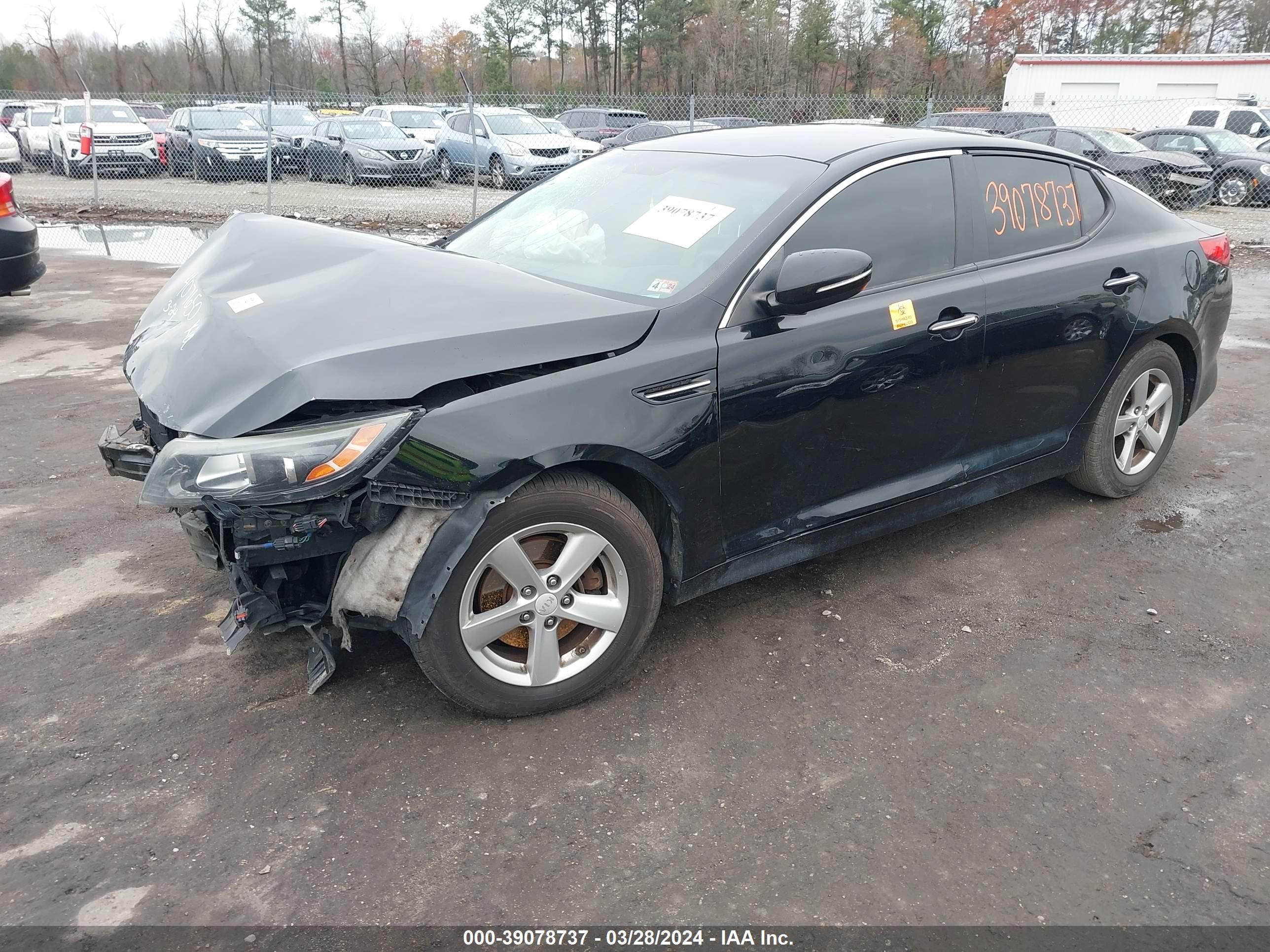 Photo 1 VIN: 5XXGM4A77EG316748 - KIA OPTIMA 