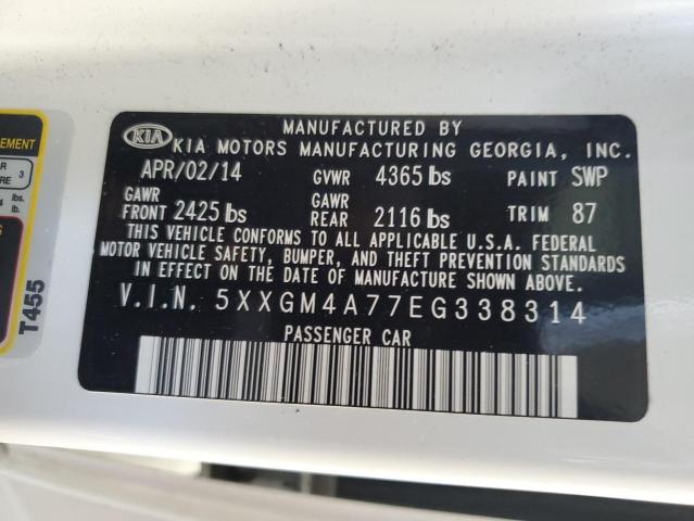 Photo 11 VIN: 5XXGM4A77EG338314 - KIA OPTIMA LX 