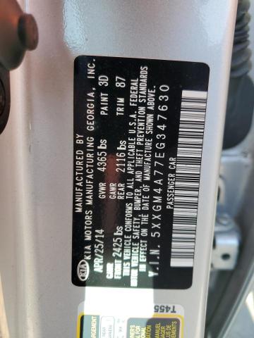 Photo 11 VIN: 5XXGM4A77EG347630 - KIA OPTIMA LX 