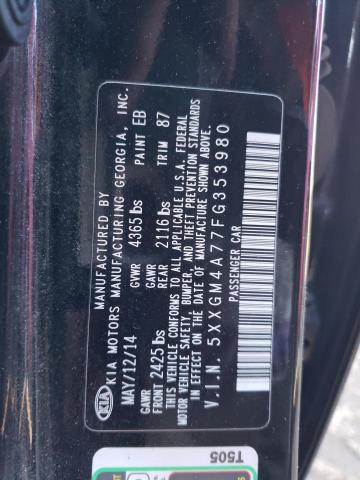 Photo 11 VIN: 5XXGM4A77FG353980 - KIA OPTIMA 