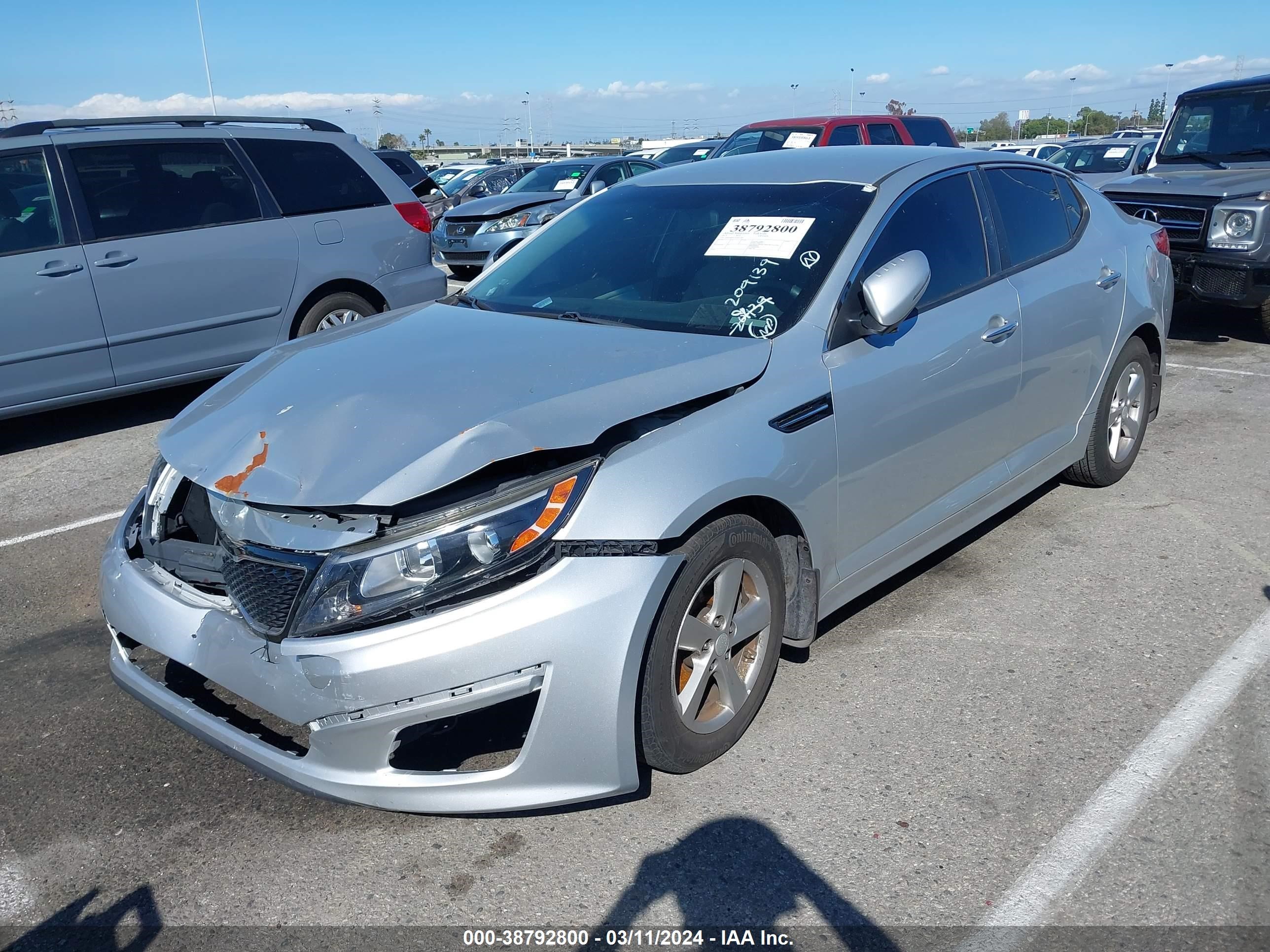 Photo 1 VIN: 5XXGM4A77FG431285 - KIA OPTIMA 