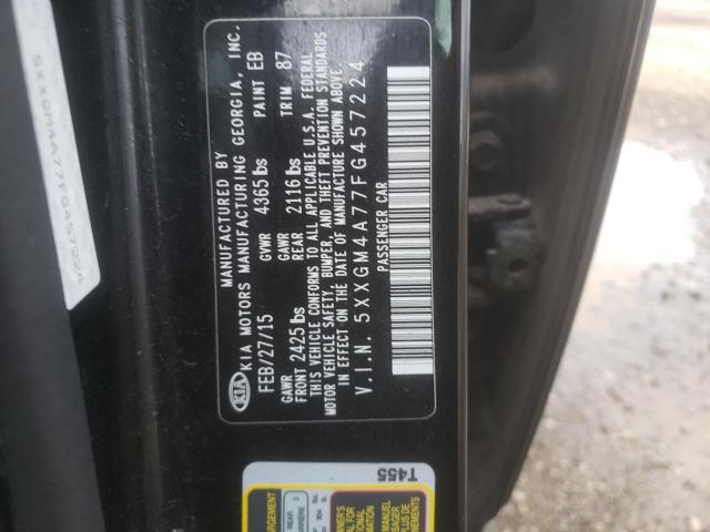 Photo 11 VIN: 5XXGM4A77FG457224 - KIA OPTIMA LX 