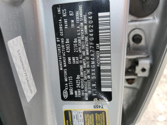 Photo 11 VIN: 5XXGM4A77FG462049 - KIA OPTIMA LX 