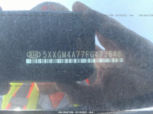 Photo 8 VIN: 5XXGM4A77FG473648 - KIA OPTIMA 